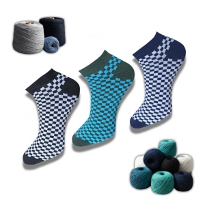Generic 3_Pair Set Unisex Casual Cotton Printed Low Cut Socks (Multicolor)