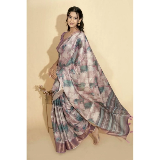 Generic Women's Polyester Printed Saree With Unstitched Blouse 5.5 Mtr (Multicolor) Generic Women's Polyester Printed Saree With Unstitched Blouse 5.5 Mtr (Multicolor)
