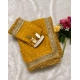Generic Women's Silk Embellished Saree With Unstitched Blouse 5.5Mtr (Yellow) Generic Women's Silk Embellished Saree With Unstitched Blouse 5.5Mtr (Yellow)