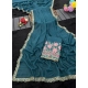 Generic Women's Georgette Embellished Saree With Unstitched Blouse 5.5Mtr (Teal) Generic Women's Georgette Embellished Saree With Unstitched Blouse 5.5Mtr (Teal)