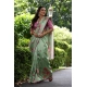 Generic Women's Faux_Tussar Floral_Print Saree With Unstitched Blouse 5.5Mtr (Light_Green) Generic Women's Faux_Tussar Floral_Print Saree With Unstitched Blouse 5.5Mtr (Light_Green)