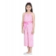 Generic Girl's Rayon Flamingo Print Sleeveless Jumpsuit (Pink) Generic Girl's Rayon Flamingo Print Sleeveless Jumpsuit (Pink)