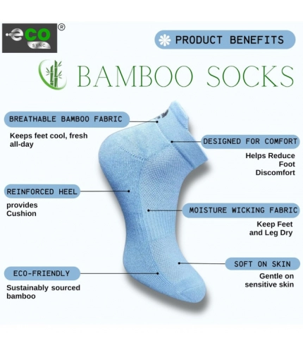 Generic 4_Pair Set Unisex Casual Cotton Printed Ankle Length Socks (Multicolor)