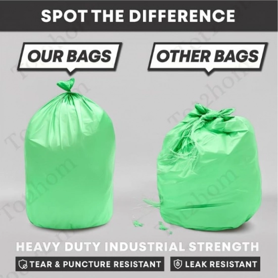 Generic Pack of 10 Biodegradeable Vegetable-Paper 17 x 19 Inches Garbage Bag (Green) Generic Pack of 10 Biodegradeable Vegetable-Paper 17 x 19 Inches Garbage Bag (Green)