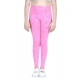 Generic Girl's Cotton Lycra Printed Elasticated Leggings (Light Pink)
