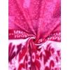 Generic Fleece Floral Printed Double Polar Warm Bedsheet with 2 Pillow Cover (Pink)