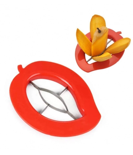 Generic Pack of 5_Mango Cutter And Slicer Tool – with Stainless Steel Blades (Color: Assorted )