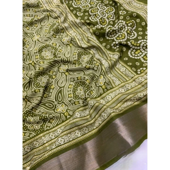 Generic Women's Cotton Silk Printed Saree With Unstitched Blouse 5.5Mtr (Green) Generic Women's Cotton Silk Printed Saree With Unstitched Blouse 5.5Mtr (Green)
