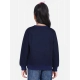 Generic Girl's Fleece Embellished Long Sleeves Sweatshirt (Navy Blue) Generic Girl's Fleece Embellished Long Sleeves Sweatshirt (Navy Blue)