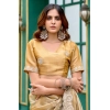 Generic Women's Faux Shimmer Geometric Ready to wear Saree With Unstitched Blouse 5.5Mtr (Beige) Generic Women's Faux Shimmer Geometric Ready to wear Saree With Unstitched Blouse 5.5Mtr (Beige)