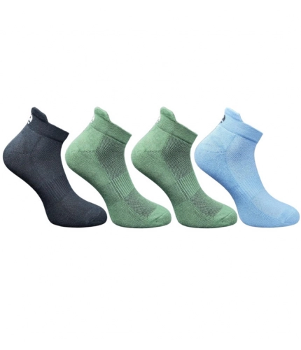 Generic 4_Pair Set Unisex Casual Cotton Printed Ankle Length Socks (Multicolor)