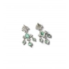 Generic Women's Brass Silver Plated Drop Earrings (Turquoise) Generic Women's Brass Silver Plated Drop Earrings (Turquoise)