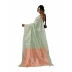 Generic Women's Linen Cotton Printed Saree With Unstitched Blouse 5.5Mtr (Pista Green) Generic Women's Linen Cotton Printed Saree With Unstitched Blouse 5.5Mtr (Pista Green)