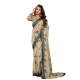 Generic Women's Faux Linen Floral Print Ready to wear Saree With Unstitched Blouse 5.5Mtr (LightBeige) Generic Women's Faux Linen Floral Print Ready to wear Saree With Unstitched Blouse 5.5Mtr (LightBeige)
