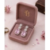 Generic Women's Brass Silver Plated Drop Earrings (Pink) Generic Women's Brass Silver Plated Drop Earrings (Pink)