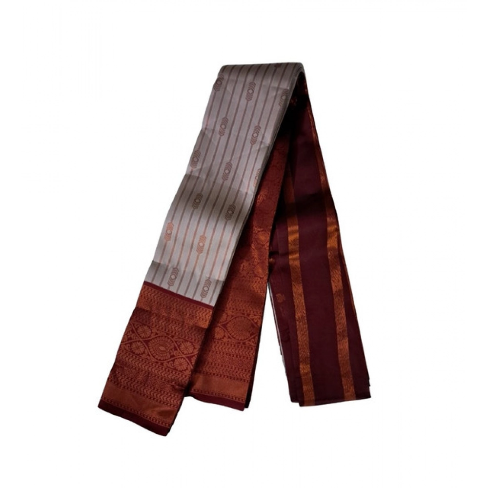 Generic Women's Soft Silk Wooven Saree With Unstitched Blouse 5.5Mtr (Multicolor) Generic Women's Soft Silk Wooven Saree With Unstitched Blouse 5.5Mtr (Multicolor)