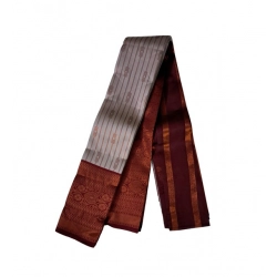 Generic Women's Soft Silk Wooven Saree With Unstitched Blouse 5.5Mtr (Multicolor)