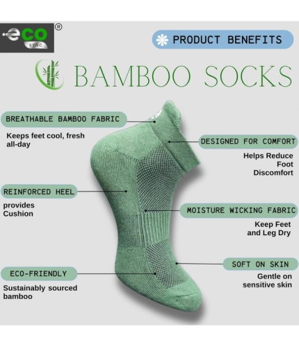 Generic 4_Pair Set Unisex Casual Cotton Printed Ankle Length Socks (Multicolor)