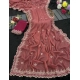 Generic Women's Georgette Embellished Saree With Unstitched Blouse 5.5Mtr (Coral Red) Generic Women's Georgette Embellished Saree With Unstitched Blouse 5.5Mtr (Coral Red)