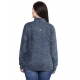 Generic Women's Denim Solid Long Sleeves Shirt (Blue) Generic Women's Denim Solid Long Sleeves Shirt (Blue)