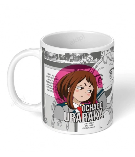 Generic Anime Ochaco Uraraka Ceramic Printed Coffee Mug (White)