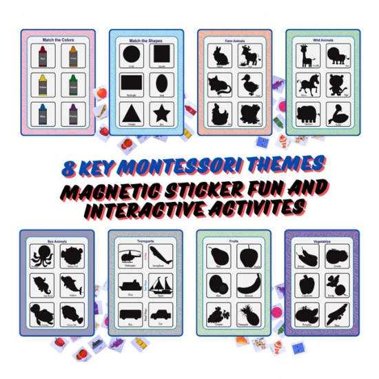 Generic Montessori Busy Book Benefits– Complete Early Learning Activity Book (2–4 Years, Multicolor)