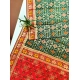 Generic Women's Patola Silk Meena And Zari Woven Saree With Unstitched Blouse 5.5Mtr (Green) Generic Women's Patola Silk Meena And Zari Woven Saree With Unstitched Blouse 5.5Mtr (Green)