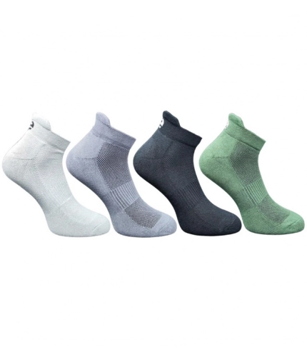 Generic 4_Pair Set Unisex Casual Cotton Printed Ankle Length Socks (Multicolor)