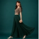 Generic Women's Georgette Solid Mid-Rise Wide Leg Flared Palazzo Pants with Elastic Waist (Green) Generic Women's Georgette Solid Mid-Rise Wide Leg Flared Palazzo Pants with Elastic Waist (Green)