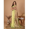 Generic Women's Jacquard Saree With Unstitched Blouse 5.5Mtr (Multicolor)