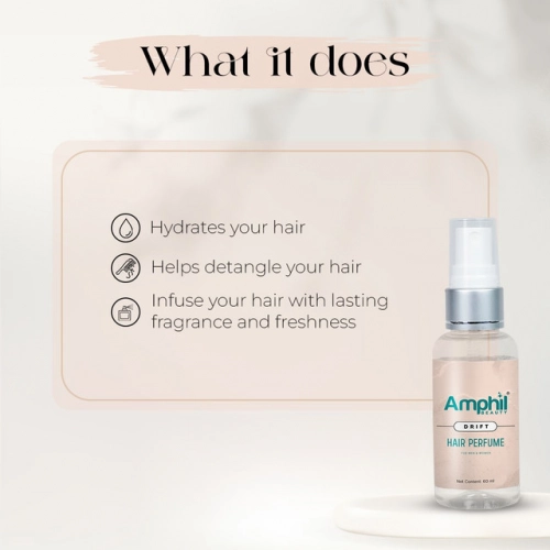 Generic Amphil beauty Drift Unisex Hair perfume 60 ml | Alcohol Free | Water Based | Paraben Free