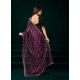 Generic Women's Net Sequence Saree With Unstitched Blouse 5.5Mtr (Purple) Generic Women's Net Sequence Saree With Unstitched Blouse 5.5Mtr (Purple)