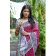 Generic Women's Faux_Tussar Geometric_Print Saree With Unstitched Blouse 5.5Mtr (Pink) Generic Women's Faux_Tussar Geometric_Print Saree With Unstitched Blouse 5.5Mtr (Pink)