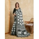 Generic Women's Silk Blend Printed Saree With Unstitched Blouse 5.5Mtr (Green)