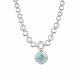 Generic Women's Brass Silver Plated Necklace set (Turquoise) Generic Women's Brass Silver Plated Necklace set (Turquoise)