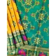 Generic Women's Patola Silk Meena And Zari Woven Saree With Unstitched Blouse 5.5Mtr (Yellow) Generic Women's Patola Silk Meena And Zari Woven Saree With Unstitched Blouse 5.5Mtr (Yellow)