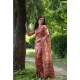 Generic Women's Faux_Tussar_Silk Abstract_Print Saree With Unstitched Blouse 5.5Mtr (Peach) Generic Women's Faux_Tussar_Silk Abstract_Print Saree With Unstitched Blouse 5.5Mtr (Peach)