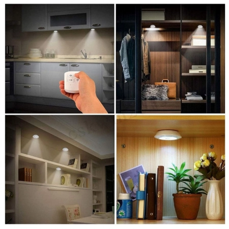 Generic Plastic COB LED Lights with Wireless Remote Control Hot