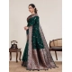 Generic Women's Jacquard Woven Saree With Unstitched Blouse 5.5Mtr (Green) Generic Women's Jacquard Woven Saree With Unstitched Blouse 5.5Mtr (Green)
