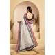 Generic Women's Faux Linen Floral Print Ready to wear Saree With Unstitched Blouse 5.5Mtr (OffWhite) Generic Women's Faux Linen Floral Print Ready to wear Saree With Unstitched Blouse 5.5Mtr (OffWhite)