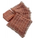 Generic Women's Slik Embellished Saree With Unstitched Blouse 5.5Mtr (Brown)