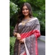 Generic Women's Faux_Tussar Ethnic_Print Saree With Unstitched Blouse 5.5Mtr (Red) Generic Women's Faux_Tussar Ethnic_Print Saree With Unstitched Blouse 5.5Mtr (Red)