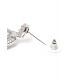 Generic Women's Brass Silver Plated Drop Earrings (Pink) Generic Women's Brass Silver Plated Drop Earrings (Pink)