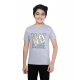 Generic Boy's Cotton Grapic Printed Round Neck T-Shirt (Grey Melange) Generic Boy's Cotton Grapic Printed Round Neck T-Shirt (Grey Melange)