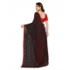 Generic Women's Georgette Printed Saree With Unstitched Blouse 5.5Mtr (Black-Red) Generic Women's Georgette Printed Saree With Unstitched Blouse 5.5Mtr (Black-Red)