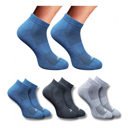 Generic 3_Pair Set Unisex Casual Cotton Printed Low Cut Socks (Multicolor)