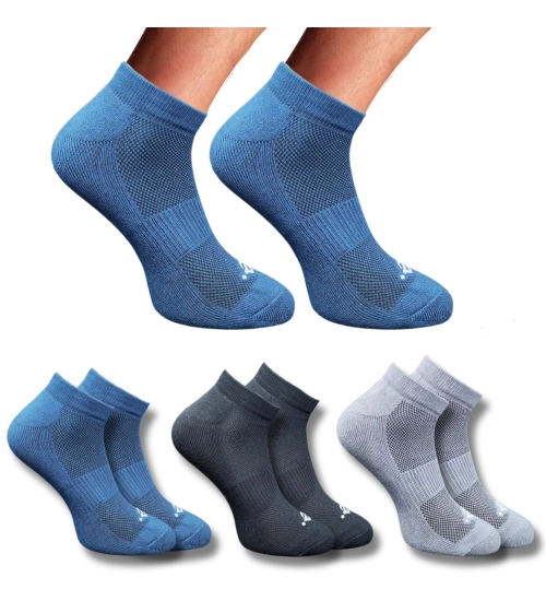 Generic 3_Pair Set Unisex Casual Cotton Printed Low Cut Socks (Multicolor)