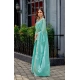Generic Women's Faux Shimmer Geometric Ready to wear Saree With Unstitched Blouse 5.5Mtr (Light_AquaBlue) Generic Women's Faux Shimmer Geometric Ready to wear Saree With Unstitched Blouse 5.5Mtr (Light_AquaBlue)