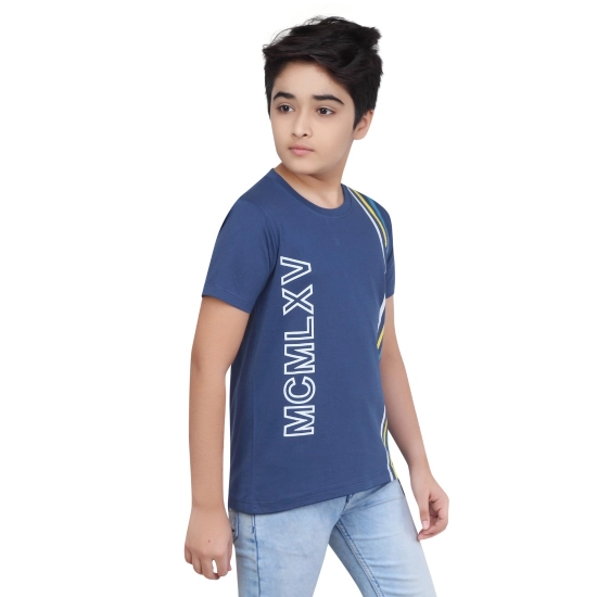 Generic Boy's Cotton Grapic Printed Round Neck T-Shirt (Blue) Generic Boy's Cotton Grapic Printed Round Neck T-Shirt (Blue)