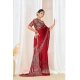 Generic Women's Crepe Printed Saree With Unstitched Blouse 5.5Mtr (Maroon) Generic Women's Crepe Printed Saree With Unstitched Blouse 5.5Mtr (Maroon)